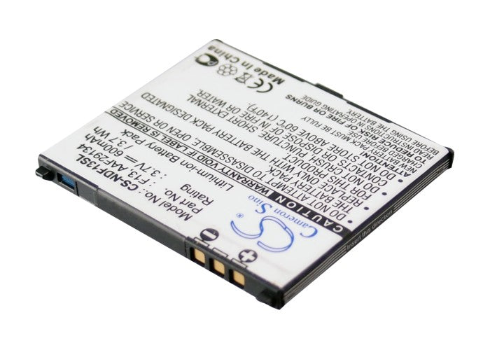 Replacement Battery for NTT DoCoMo F-04B – Mobile, SmartPhone – 600mAh / 3.7V - image 1