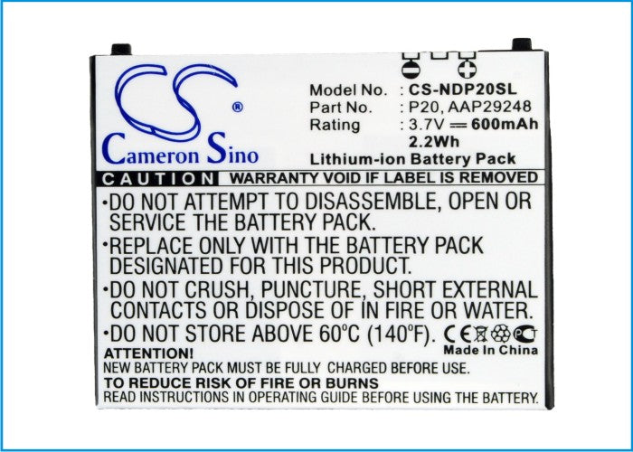 Replacement Battery for NTT DoCoMo P-01B – Mobile, SmartPhone – 600mAh / 3.7V - image 4