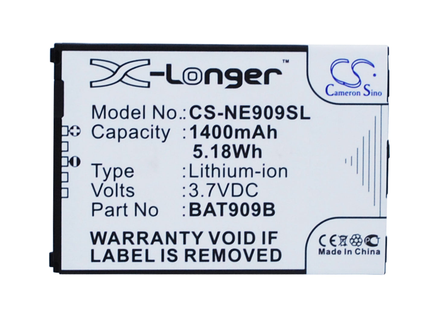 Replacement Battery for NEC GzOne IS11CA – Mobile, SmartPhone – 1400mAh / 3.7V - image 5