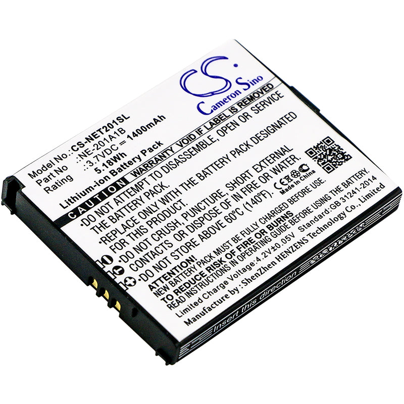 Replacement Battery for NEC Terrain – Mobile, SmartPhone – 1400mAh / 3.7V - image 1