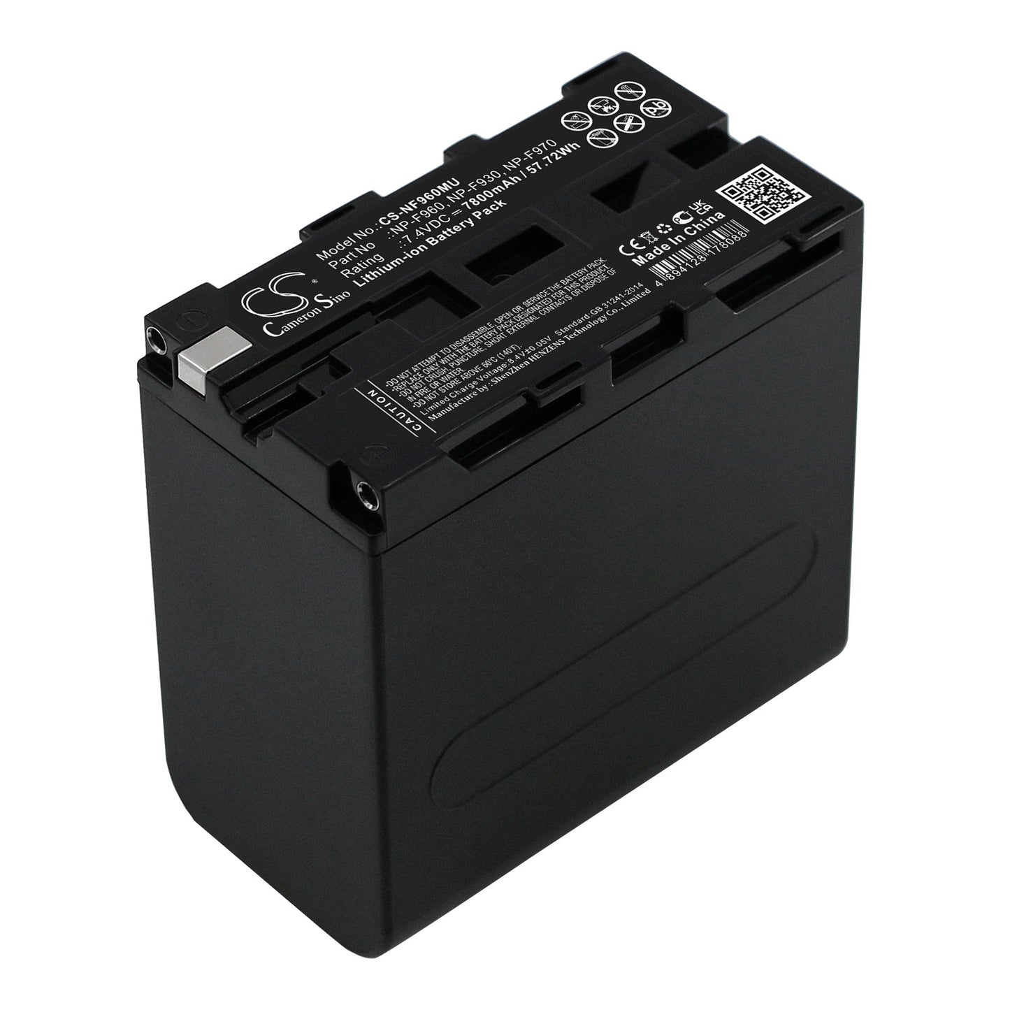 Replacement Battery for Video Devices  4K recording monitors – Camera – 7800mAh / 57.72Wh / 7.4V
