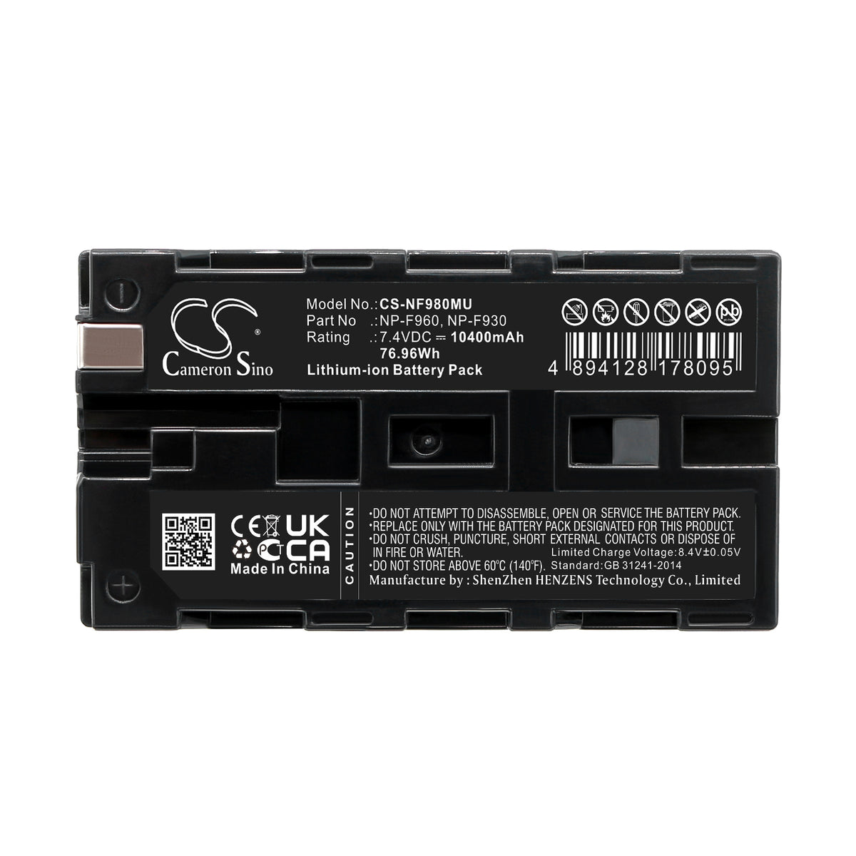 Replacement Battery for Video Devices | Sound Devices | Hawk-Woods | Comrex | Sony Sound Devices 633 mixer – Camera – 10400mAh / 7.4V