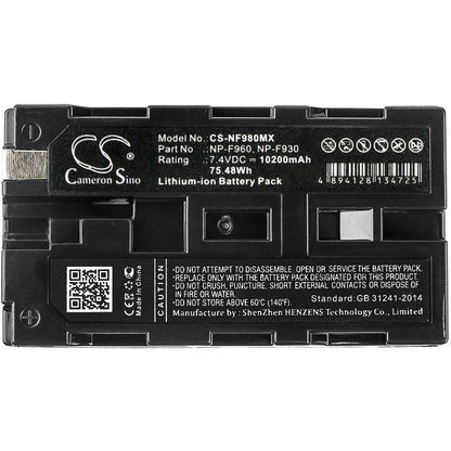 Replacement Battery for Sound Devices  7-Series Audio Recorders – Camera – 10200mAh / 75.48Wh / 7.4V