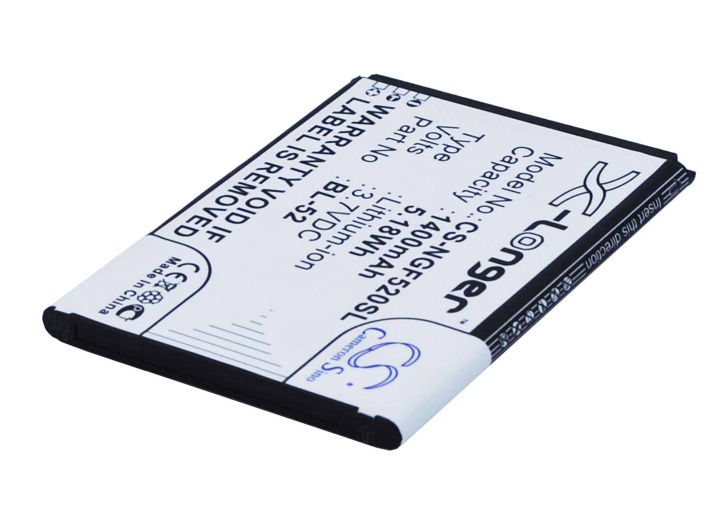 Replacement Battery for NGM  Forward Young – Mobile, SmartPhone – 1400mAh / 5.18Wh / 3.7V