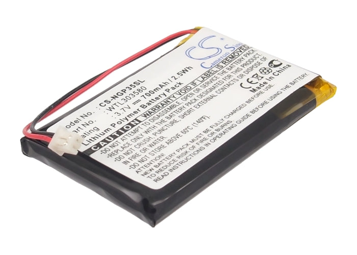 Replacement Battery for NavGear GT-35 3D – GPS, Navigator – 700mAh / 3.7V - image 1