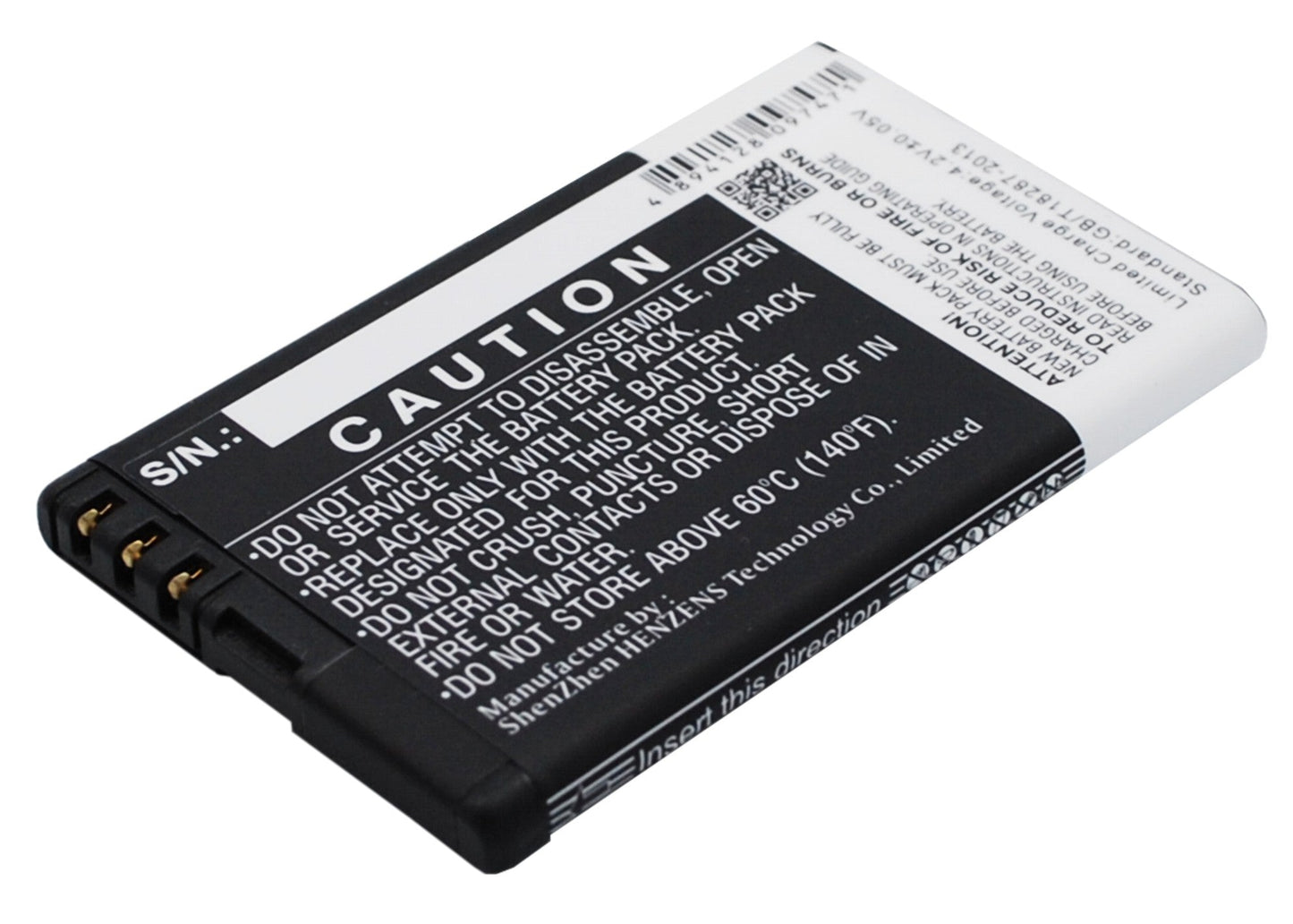 Replacement Battery for Navgear  Motorradnavi SLX-350 – GPS, Navigator – 1200mAh / 4.44Wh / 3.7V