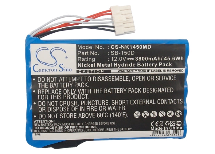 Replacement Battery for Nihon Kohden ECG-1500 – Medical – 3800mAh / 12V