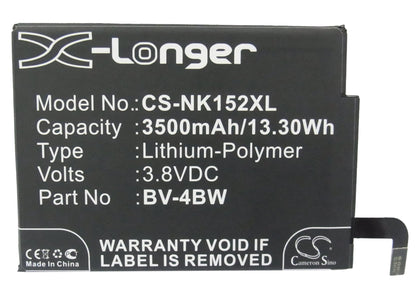Replacement Battery for Nokia  Batman – Mobile, SmartPhone – 3500mAh / 13.30Wh / 3.8V