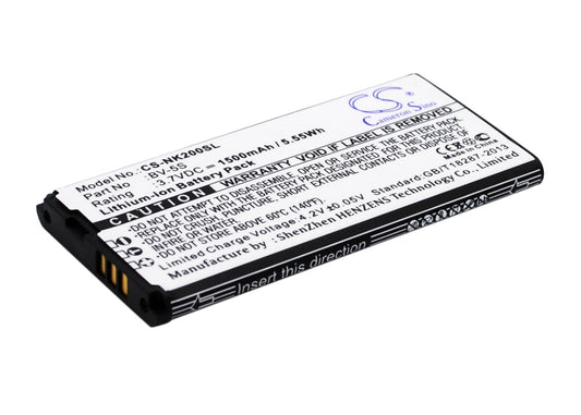 Replacement Battery for Nokia  RM-1013 – Mobile, SmartPhone – 1500mAh / 5.55Wh / 3.7V