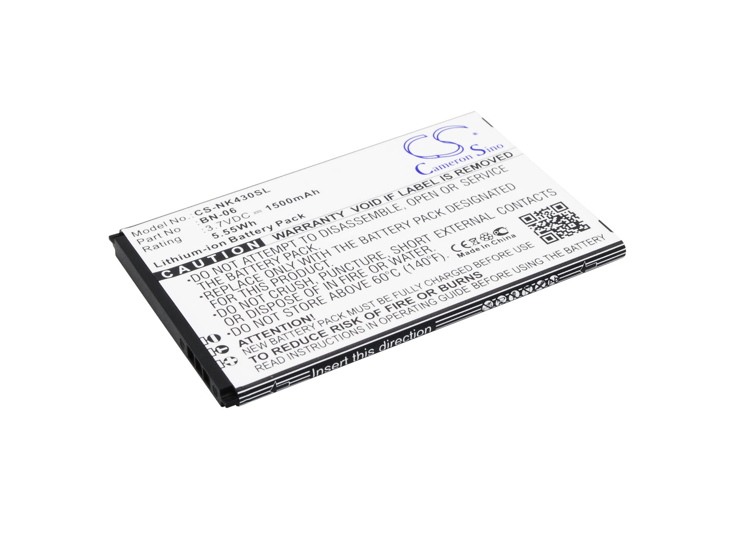 Replacement Battery for Nokia Lumia 430 – Mobile, SmartPhone – 1500mAh / 3.7V - image 1