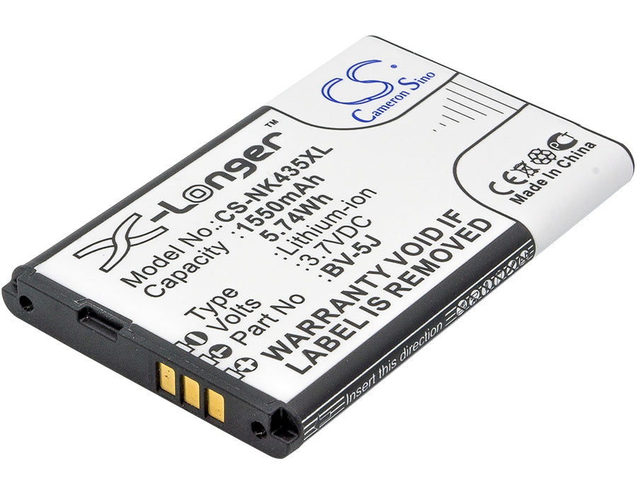 Replacement Battery for Nokia | Microsoft Lumia 435 – Mobile, SmartPhone – 1550mAh / 3.7V - image 1