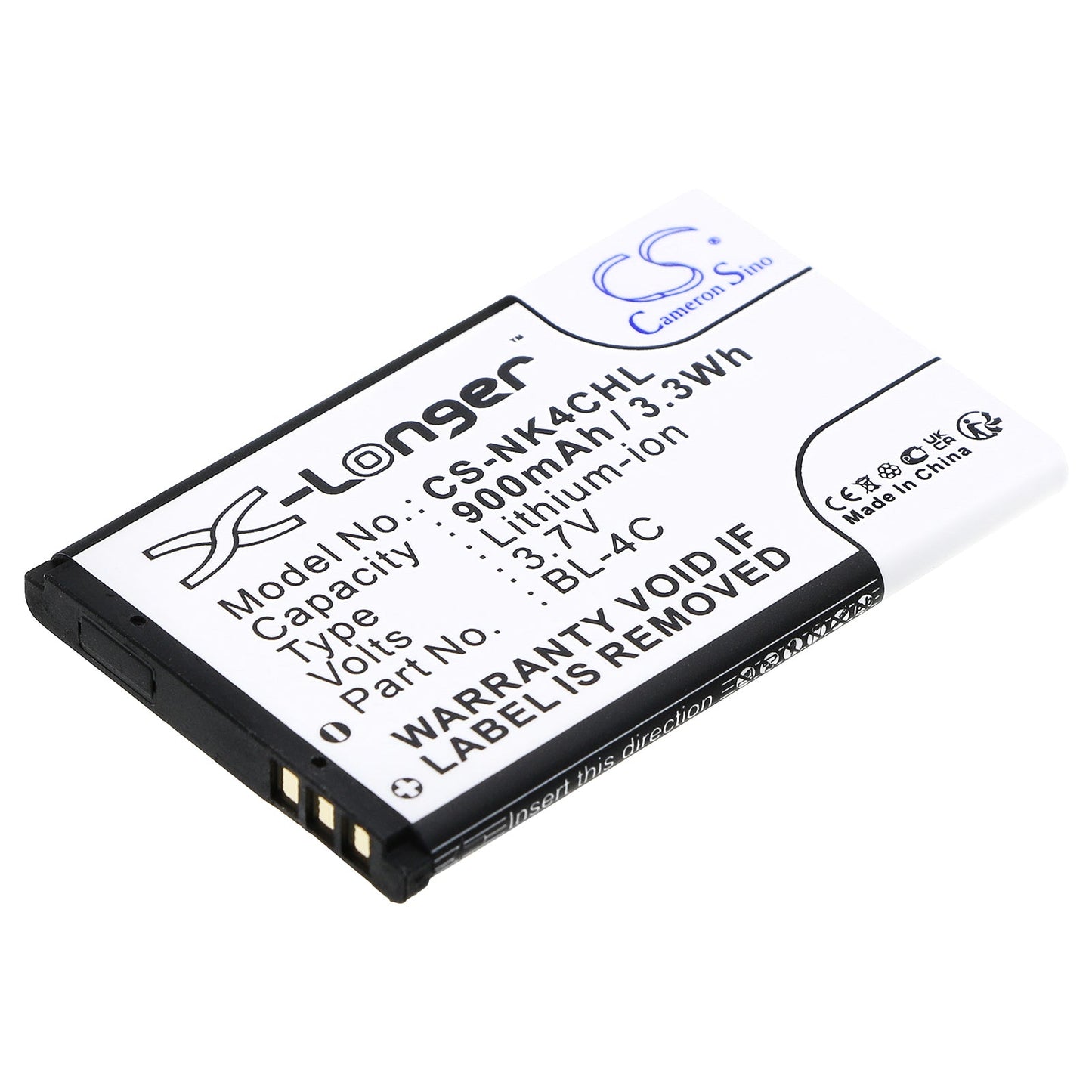 Replacement Battery for Manta  MS1701 – Camera – 900mAh / 3.33Wh / 3.7V
