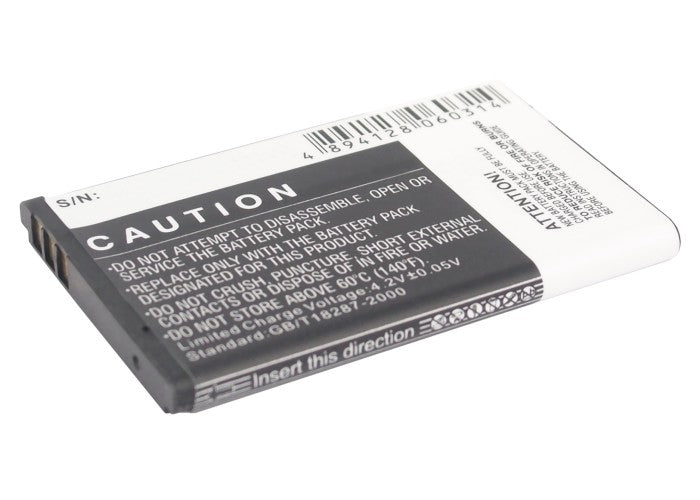 Replacement Battery for Olympia  Vox Color – Mobile, SmartPhone – 900mAh / 3.33Wh / 3.7V