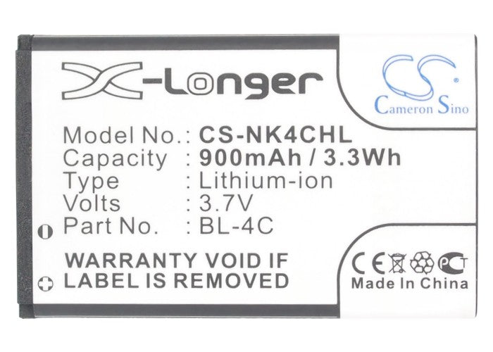 Replacement Battery for SVP  600 – Mobile, SmartPhone – 900mAh / 3.33Wh / 3.7V