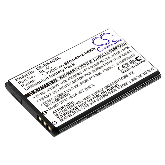 Replacement Battery for BBK  i267 – Camera – 550mAh / 2.04Wh / 3.7V