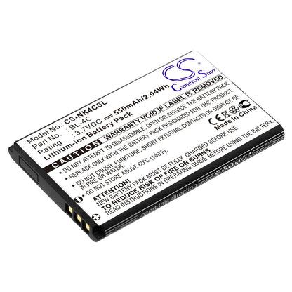Replacement Battery for BLU  Charleston – Camera – 550mAh / 2.04Wh / 3.7V