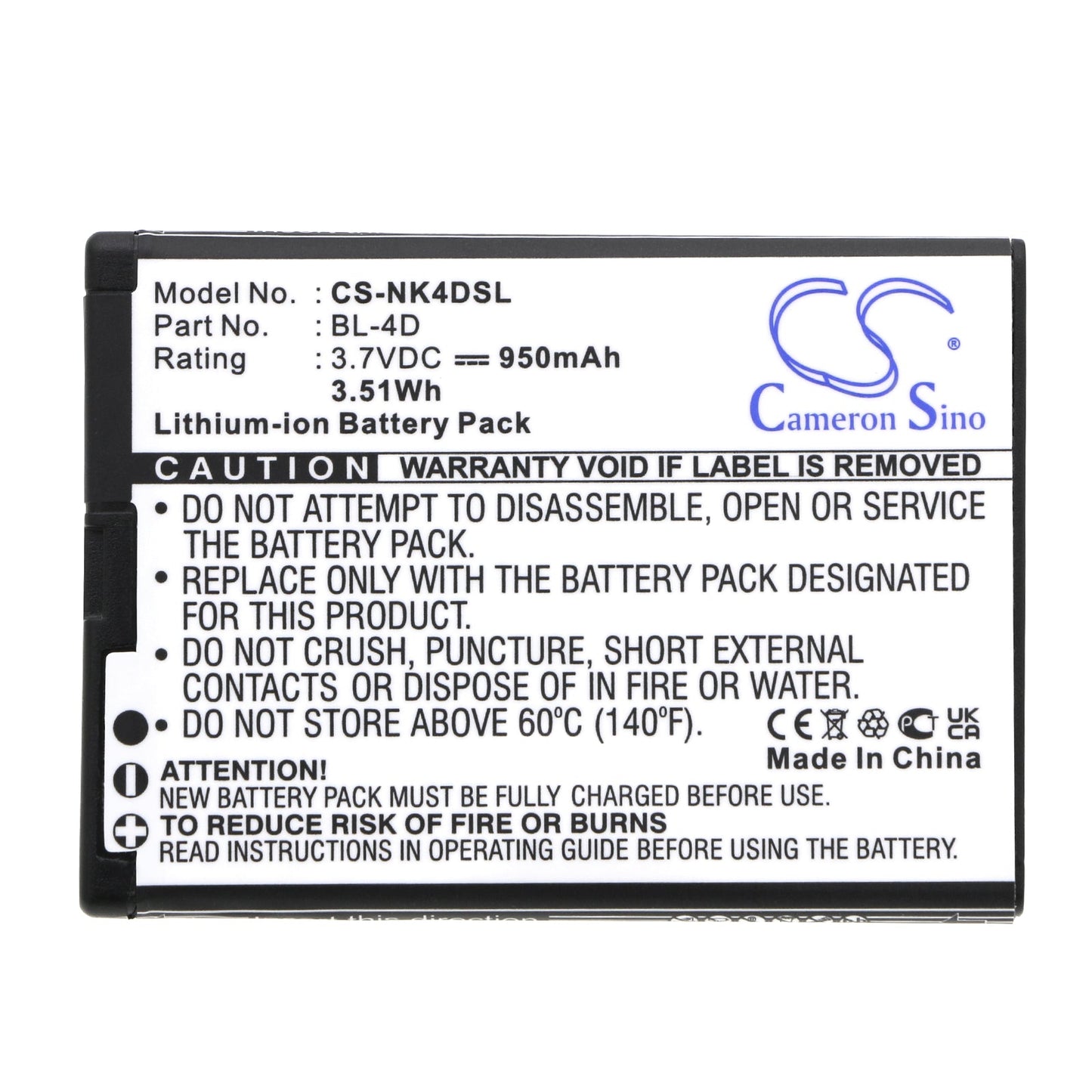 Replacement Battery for SVP  Deco Pro – Mobile, SmartPhone – 950mAh / 3.52Wh / 3.7V