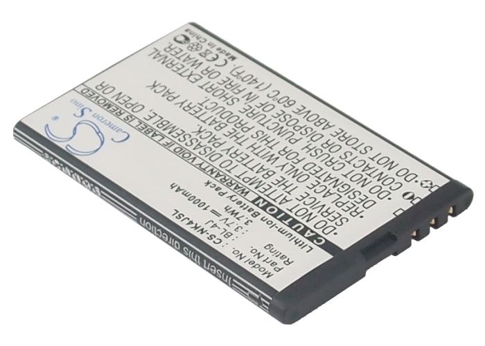 Replacement Battery for Nokia  C6 – Mobile, SmartPhone – 1000mAh / 3.70Wh / 3.7V