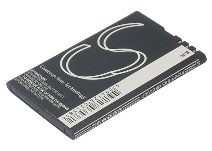 Replacement Battery for Nokia  C6 – Mobile, SmartPhone – 1000mAh / 3.70Wh / 3.7V