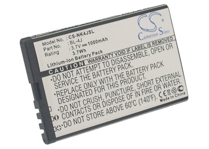 Replacement Battery for Nokia  C6 – Mobile, SmartPhone – 1000mAh / 3.70Wh / 3.7V