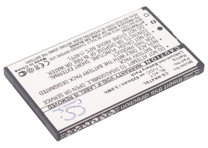 Replacement Battery for Gresso  Cruiser – Mobile, SmartPhone – 820mAh / 3.03Wh / 3.7V