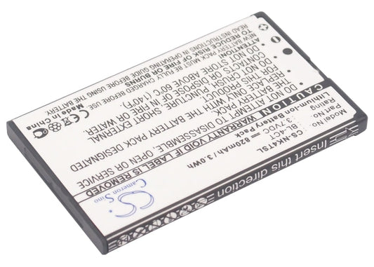Replacement Battery for Gresso  Cruiser – Mobile, SmartPhone – 820mAh / 3.03Wh / 3.7V