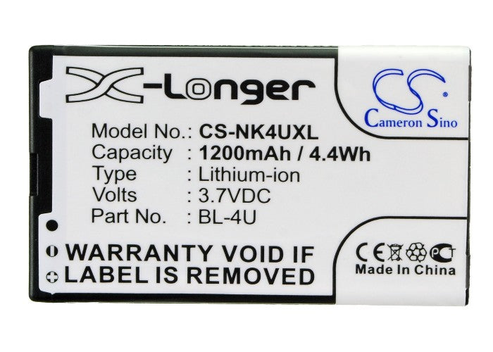 Replacement Battery for MyPhone  1080 – Mobile, SmartPhone – 1200mAh / 4.44Wh / 3.7V