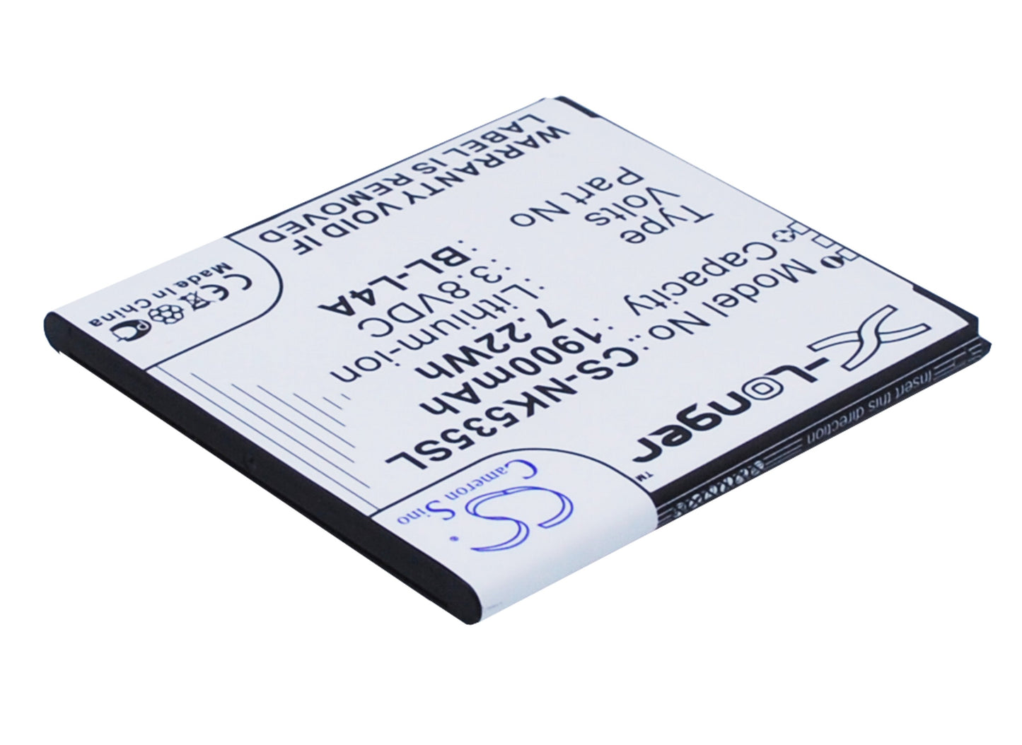 Replacement Battery for Microsoft | Nokia Lumia 535 – Mobile, SmartPhone – 1900mAh / 3.8V - image 2