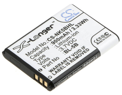 Replacement Battery for Minox  DCC 5.0 – Camera – 900mAh / 3.33Wh / 3.7V