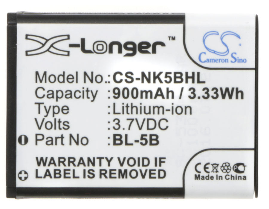 Replacement Battery for iBaby  Q9 – GPS, Navigator – 900mAh / 3.33Wh / 3.7V