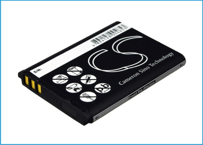 Replacement Battery for BLU  Bar Q – Mobile, SmartPhone – 550mAh / 2.04Wh / 3.7V