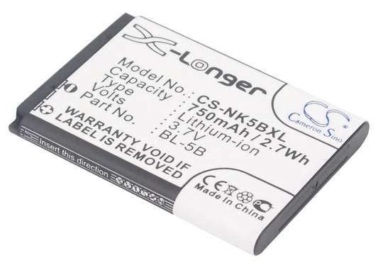 Replacement Battery for Alcatel  One Touch S680 – Mobile, SmartPhone – 750mAh / 2.78Wh / 3.7V