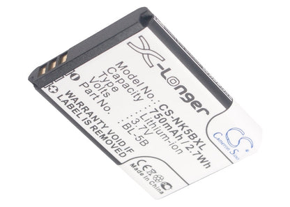 Replacement Battery for Topblue  V2.0 bluetooth – Camera – 750mAh / 2.78Wh / 3.7V