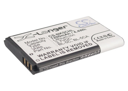 Replacement Battery for Lark Bjorn  LARK SP-220 – GPS, Navigator – 1200mAh / 4.44Wh / 3.7V