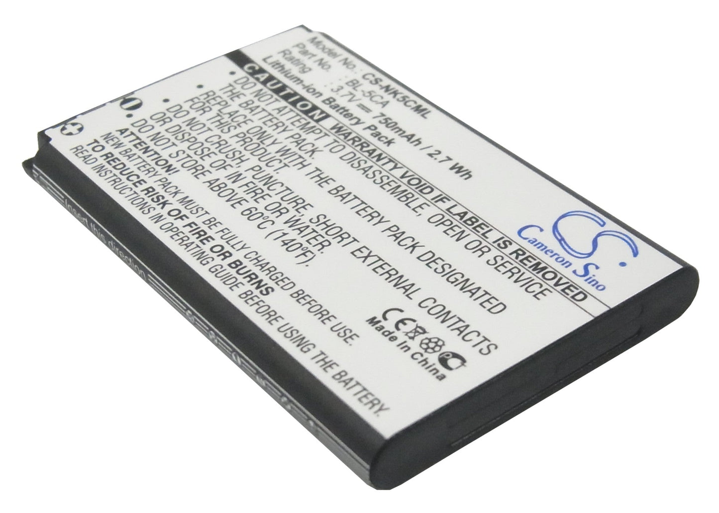 Replacement Battery for REFLECTA  X7-Scan – GPS, Navigator – 750mAh / 2.78Wh / 3.7V