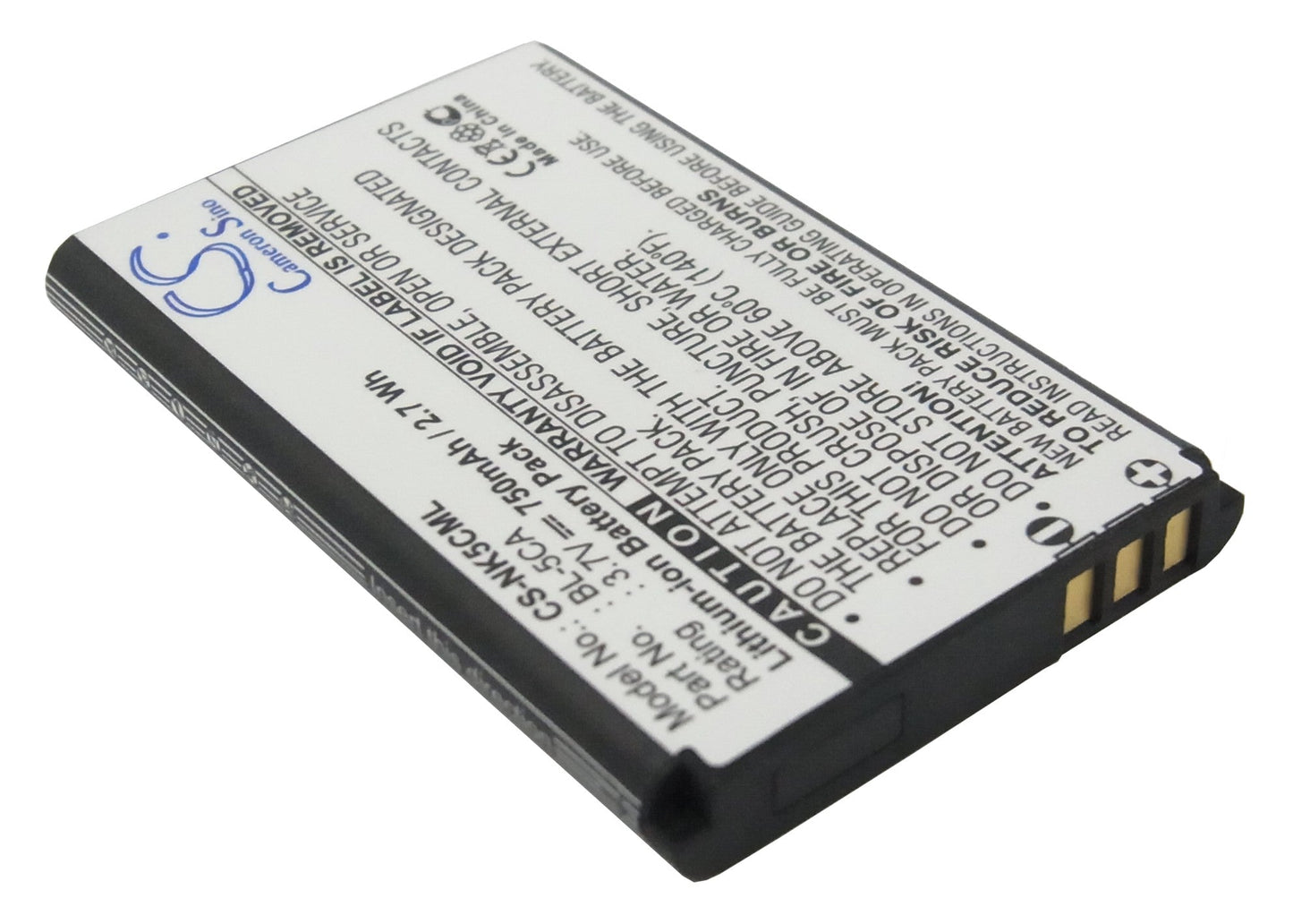 Replacement Battery for LAMTAM  E11 – GPS, Navigator – 750mAh / 2.78Wh / 3.7V