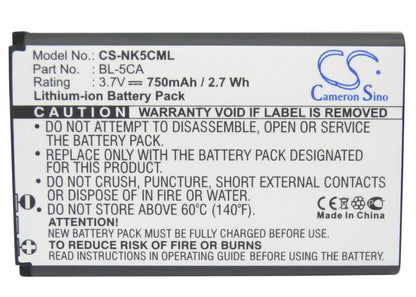 Replacement Battery for Hyundai  MBD125 – Mobile, SmartPhone – 750mAh / 2.78Wh / 3.7V