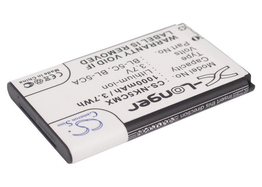 Replacement Battery for Wintec  WBT-202 – Mobile, SmartPhone – 1000mAh / 3.70Wh / 3.7V