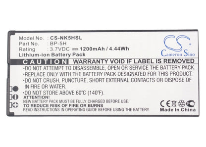 Replacement Battery for Nokia  Lumia 701 – Mobile, SmartPhone – 1200mAh / 4.44Wh / 3.7V