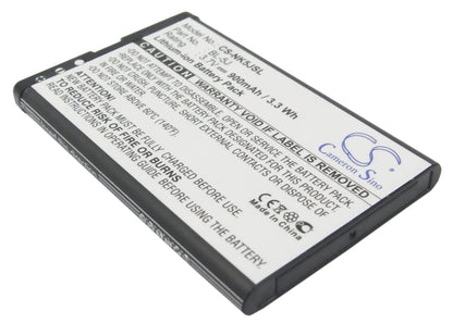 Replacement Battery for Nokia 5800 – Mobile, SmartPhone – 900mAh / 3.7V - image 1
