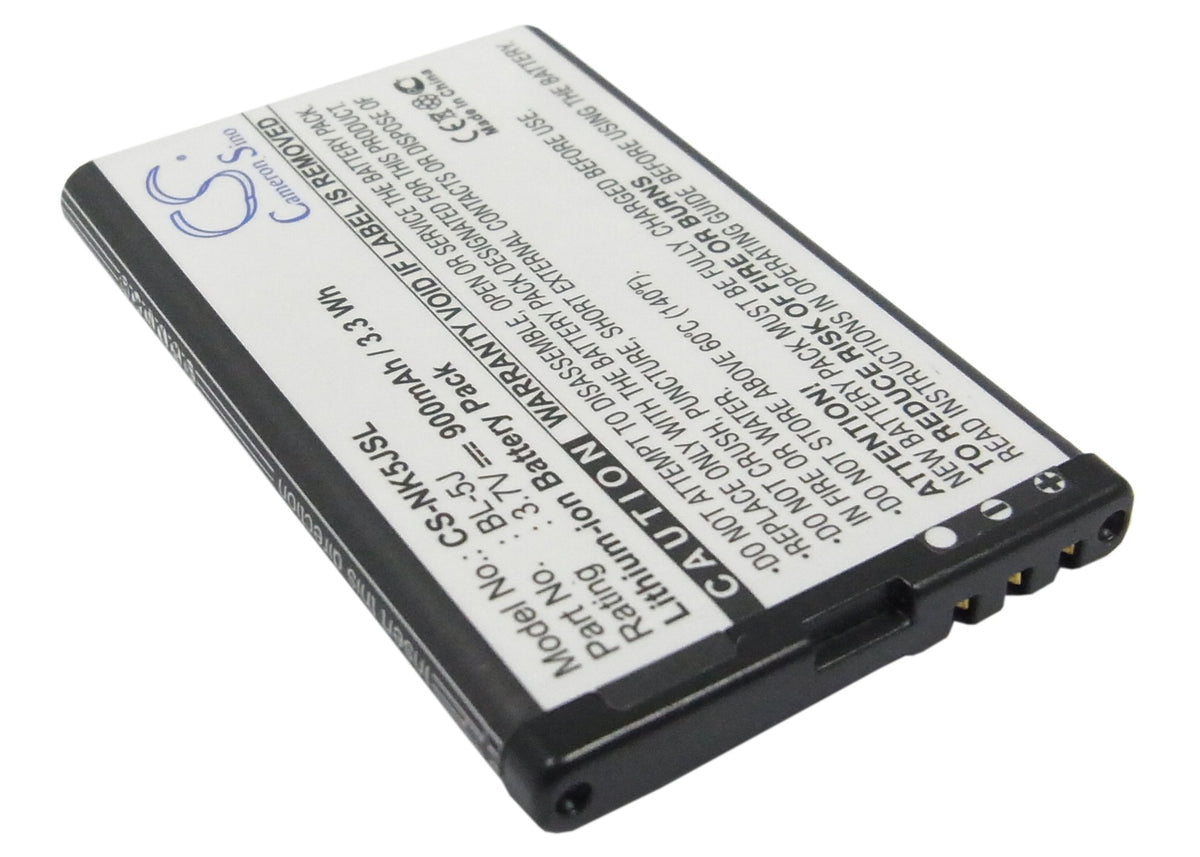 Replacement Battery for Nokia 5800 – Mobile, SmartPhone – 900mAh / 3.7V