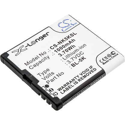 Replacement Battery for Explay | Fly | Dr.Tech | Nokia Q232 – Mobile, SmartPhone – 1000mAh / 3.7V - image 1