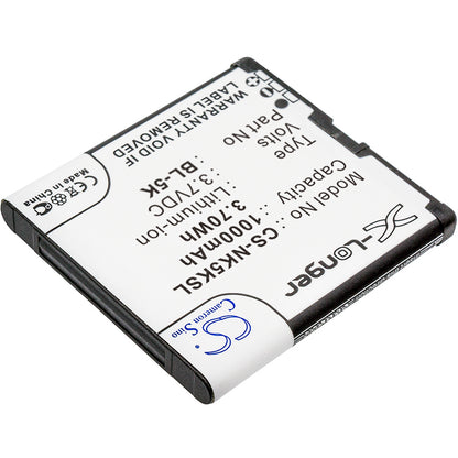 Replacement Battery for Explay | Fly | Dr.Tech | Nokia Q232 – Mobile, SmartPhone – 1000mAh / 3.7V