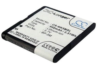 Replacement Battery for Nokia | Hyundai | Hagenuk | Brondi | Golistar 8600 – Mobile, SmartPhone – 950mAh / 3.7V - image 1