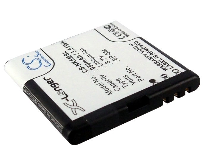 Replacement Battery for Nokia | Hyundai | Hagenuk | Brondi | Golistar 8600 – Mobile, SmartPhone – 950mAh / 3.7V - image 2