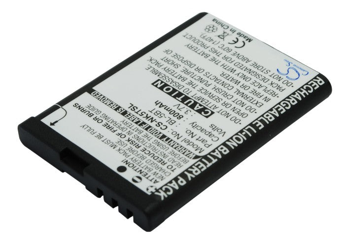 Replacement Battery for Nokia N75 – Mobile, SmartPhone – 800mAh / 3.7V