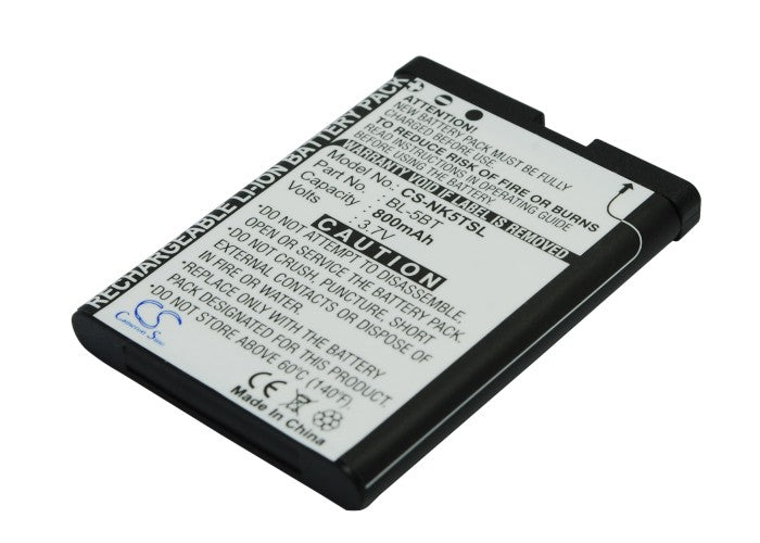 Replacement Battery for Nokia N75 – Mobile, SmartPhone – 800mAh / 3.7V