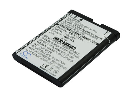 Replacement Battery for Nokia N75 – Mobile, SmartPhone – 800mAh / 3.7V
