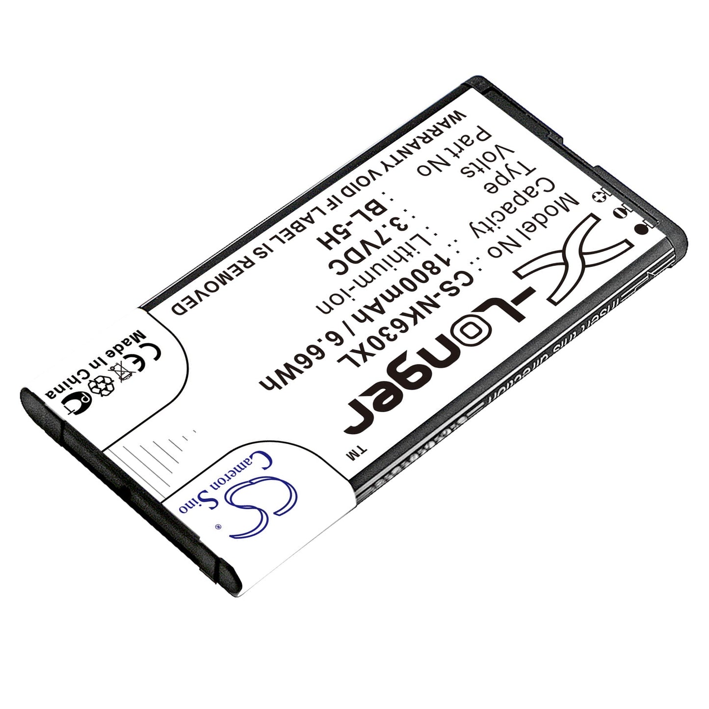 Replacement Battery for Microsoft  Lumia 630 – Mobile, SmartPhone – 1800mAh / 6.66Wh / 3.7V