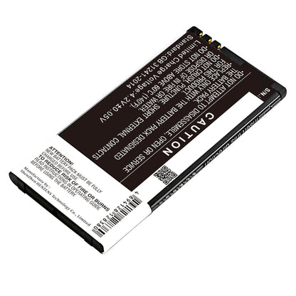 Replacement Battery for Nokia  Lumia 630 – Mobile, SmartPhone – 1800mAh / 6.66Wh / 3.7V